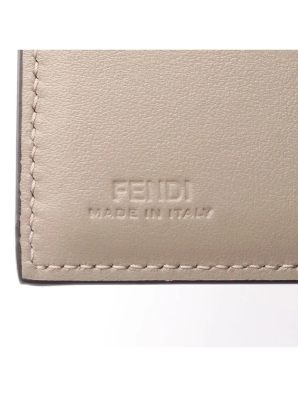 Fendi Trifold Wallet FF Diamond Leather